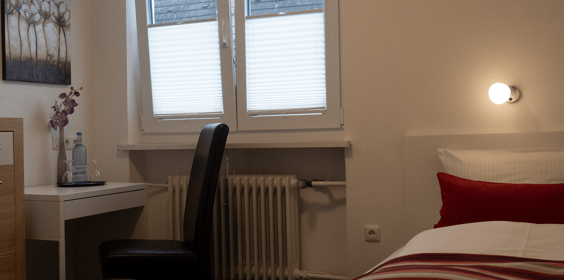 Standard Einzelzimmer 1920x1400 Schlosserwirt Hotel Mering